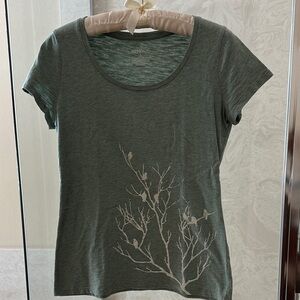 Merona Green Branch Graphic Tee